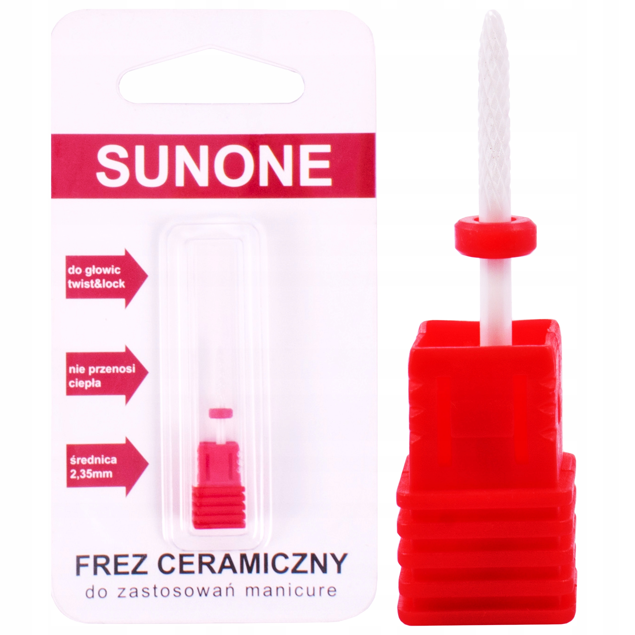 

Delikatny Frez Ceramiczny Do Skórek Szczelinowy