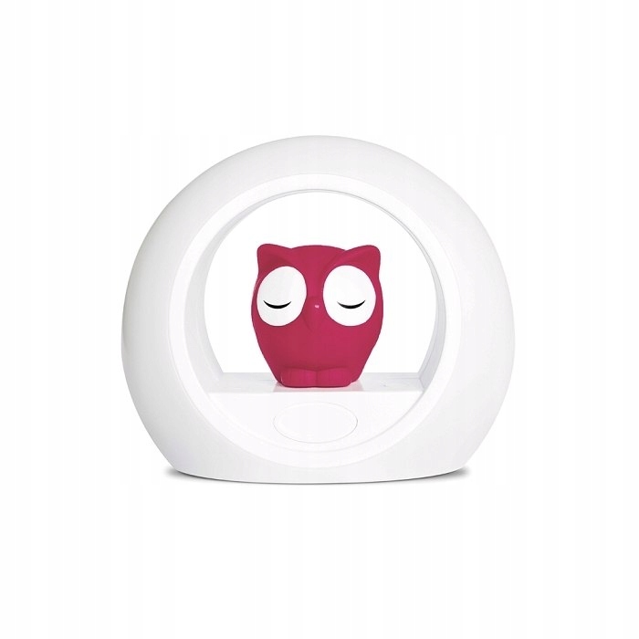 Zazu Lampka nocna Sowa Lou Pink