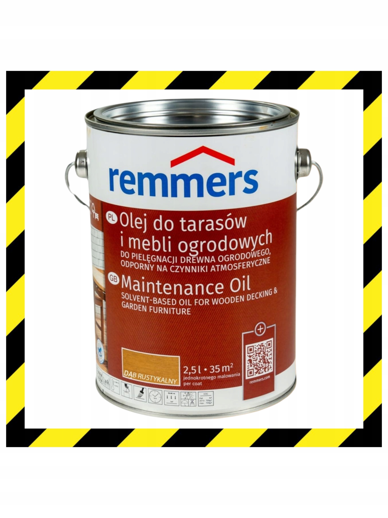 Remmers olej do tarasów i mebli ogrodowych 2,5L Dąb Rustykalny radmirradom