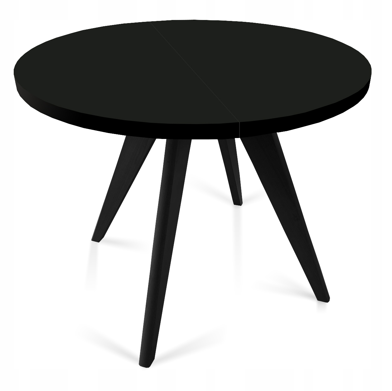 Stół okrągły FARO rozkładany 90/130 skandynawski Głębokość mebla 90 cm