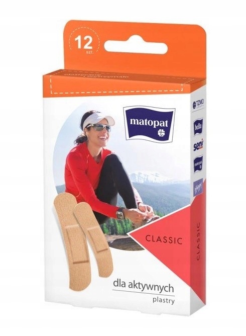 

Matopat Classic Zestaw Plastrów Tkaninowych 12szt.