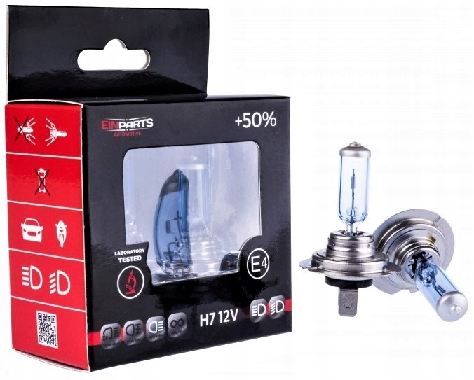 

2X Żarówka H7 12V 55W Xenon Look +50% Einparts