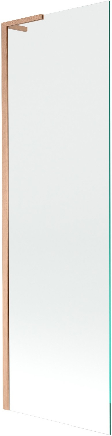 Mexen Next L vanová zástěna 1-křídlová 60 x 150 cm, transparentní, kartáčov