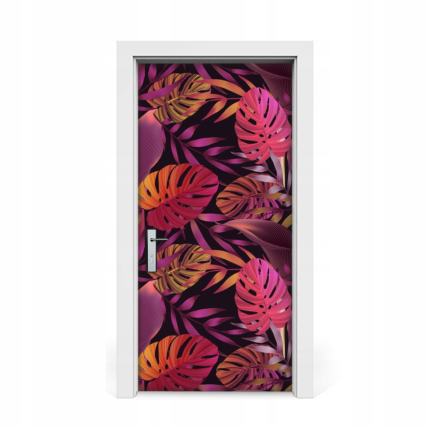 

Fototapeta nalepka na drzwi Fioletowa dżungla