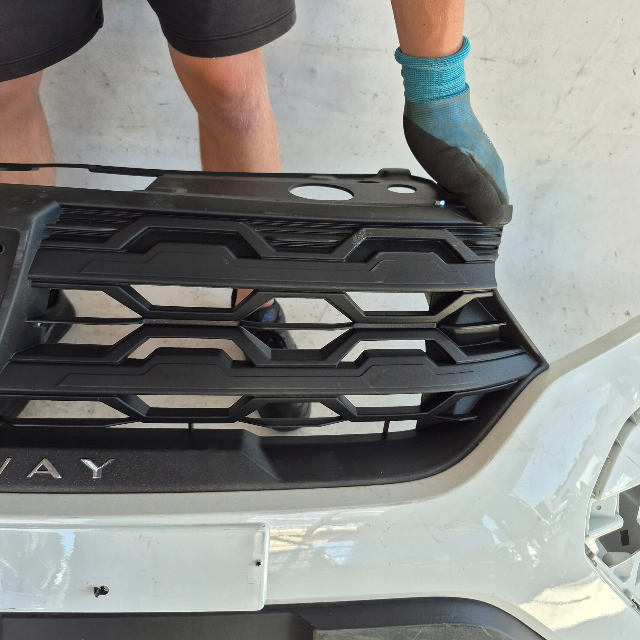 DACIA SANDERO III 3 STEPWAY 20-> bumper front front PDC + cover