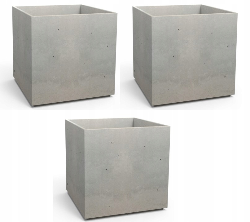 

Zestaw 3 Doniczek Osłonek Beton Cube Curver 11,5
