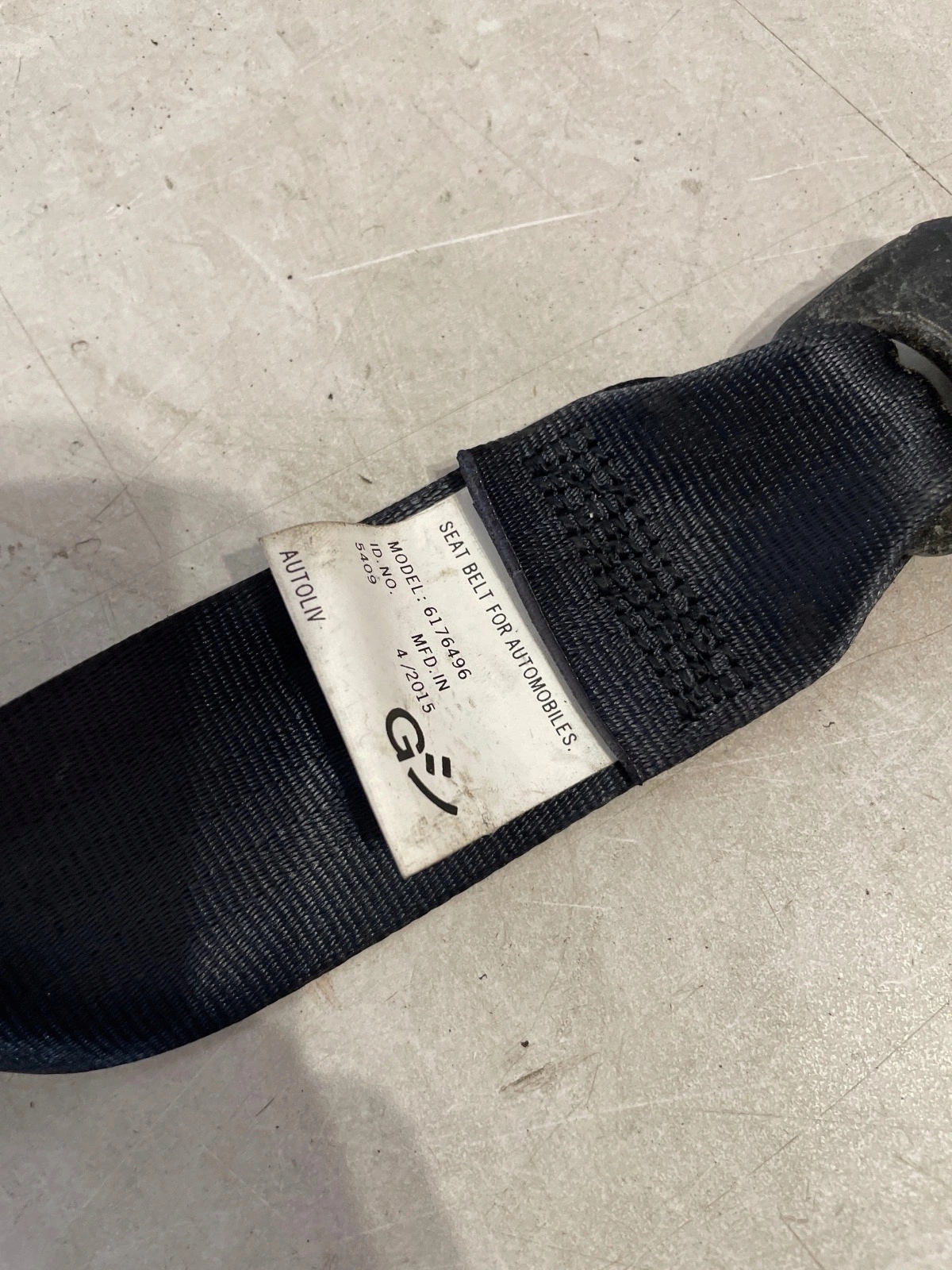 tension belt safety front front right Mitsubishi ASX and