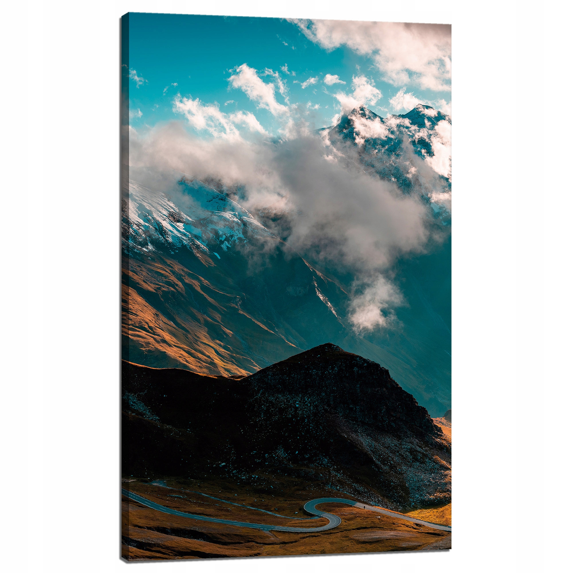 Obraz na plátně Sněhové hory Vrcholy mraků Příroda 60x100 cm