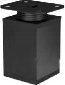 

Stopka nóżka aluminiowa 40x40x60mm Czarny mat