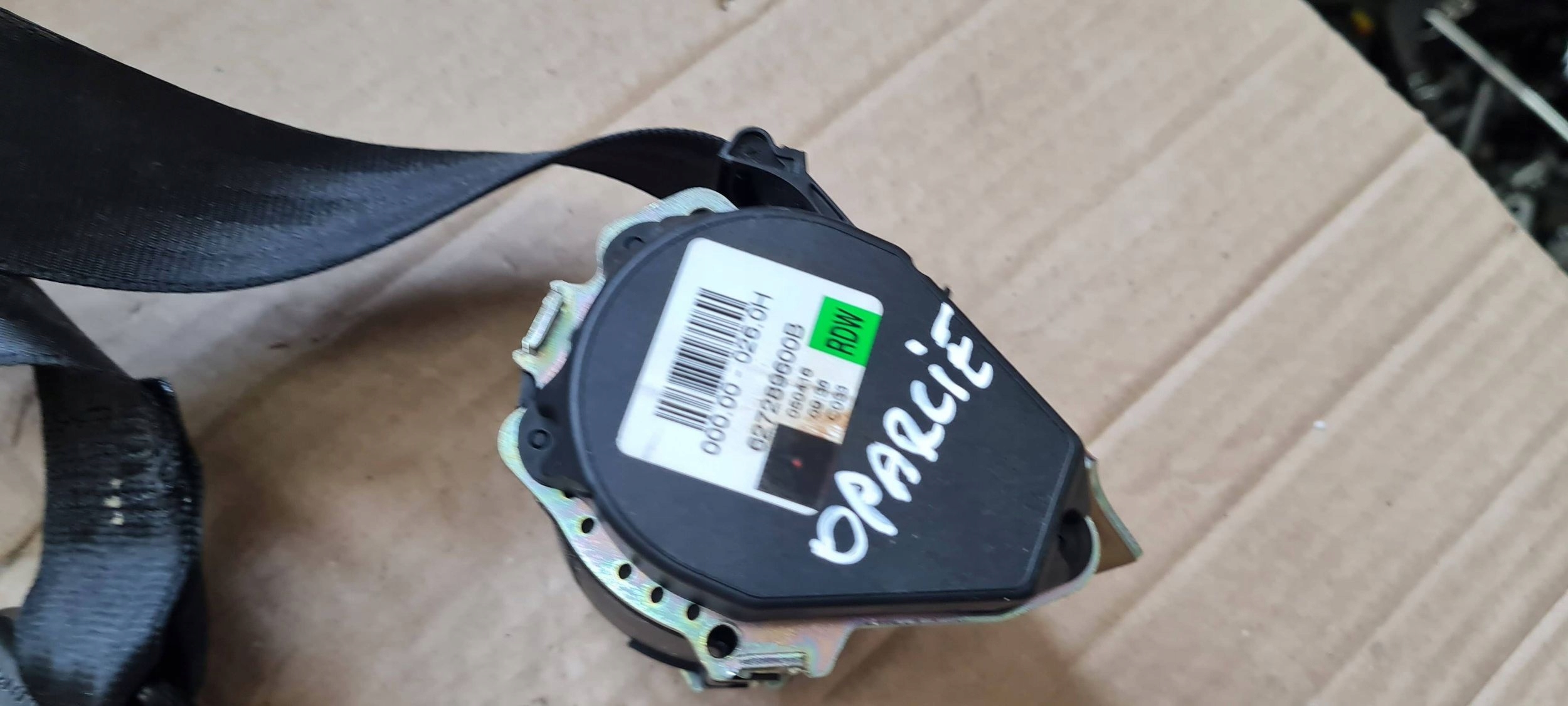 A4 B9 8W Gurten Sicherheits heck mitte 8W0857807 A5 8W