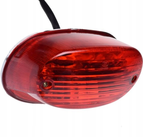 Lampa tylna Wm do motoroweru Junak 901 z żarówką Homologacja E4 plastik