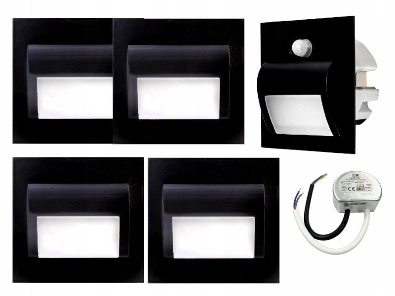 Sada schodišťových světel Halogen Led 5x Čidlo