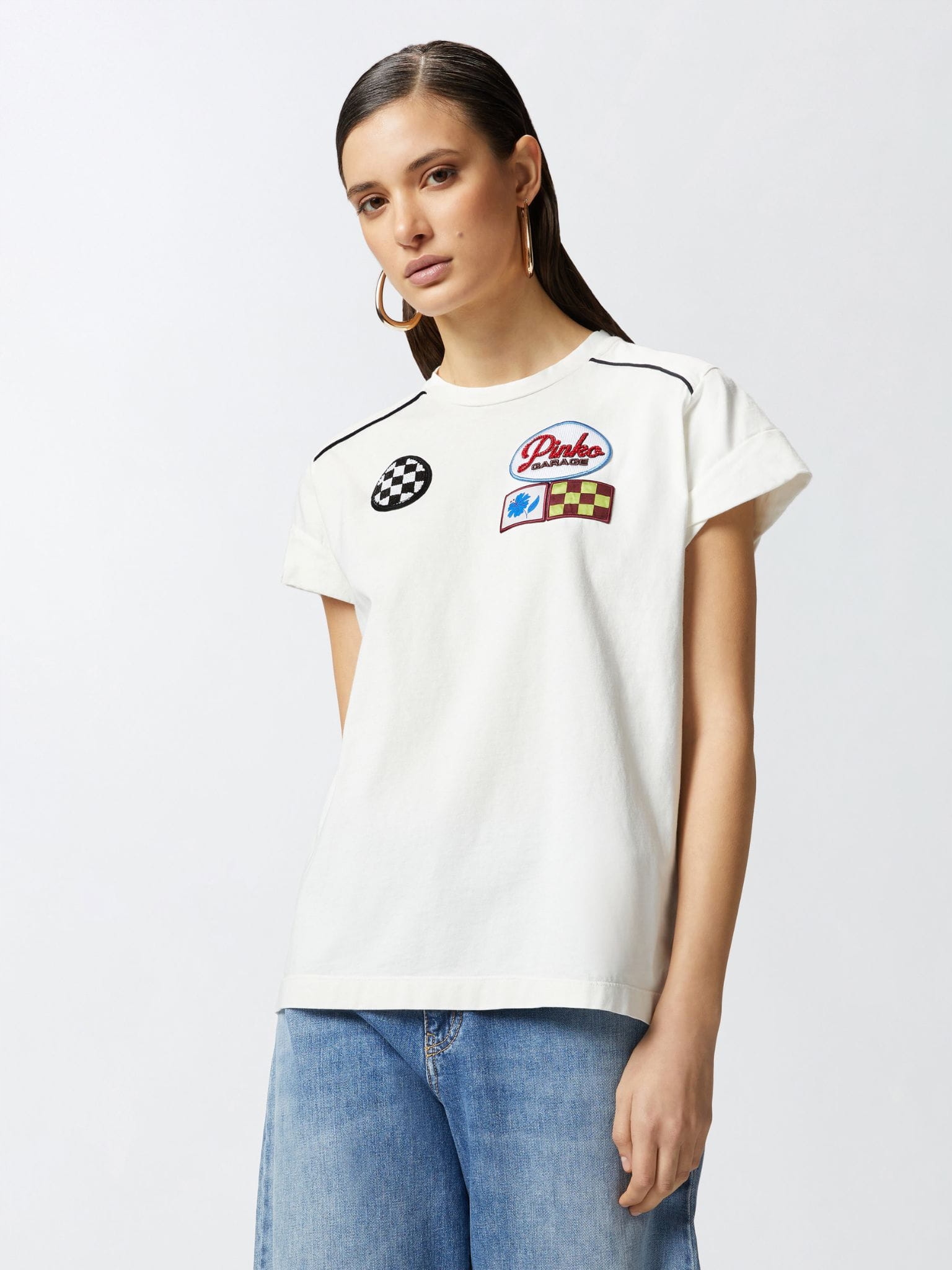 Dámské tričko Pinko 105270 A2ME bílé Xs