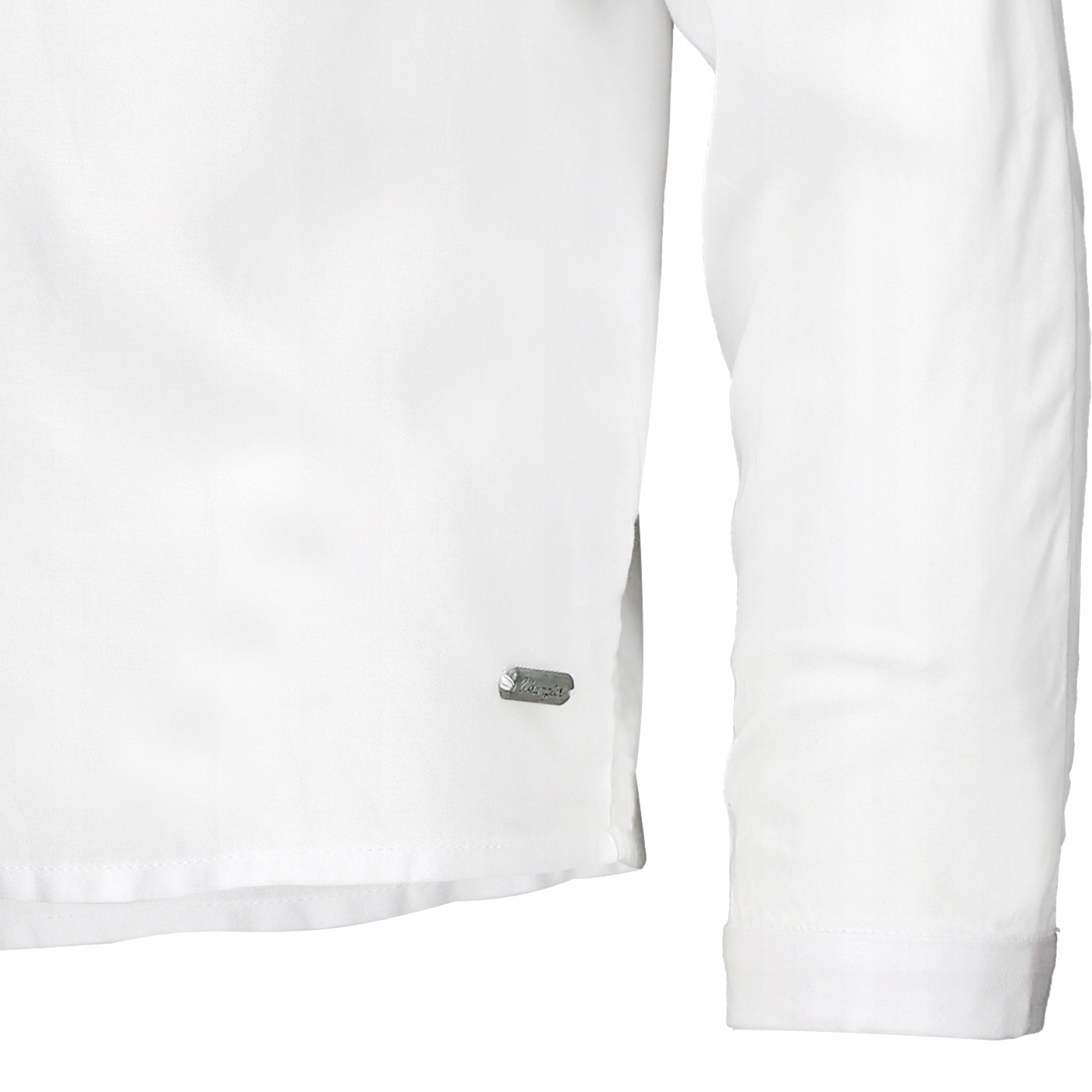 WRANGLER RELAXED SHIRT BIAŁA KOSZULA DAMSKA - L Rękaw długi rękaw