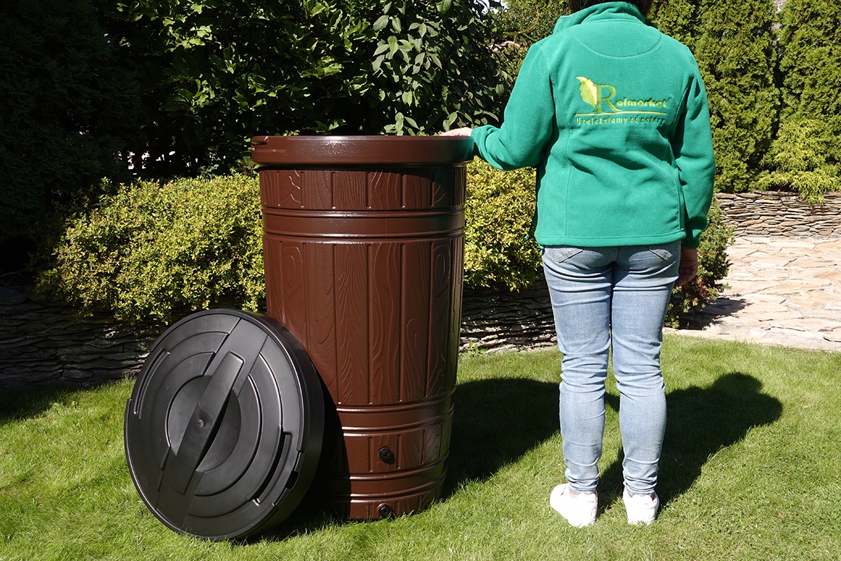 BECZKA 265l KOMPLETNY ZBIORNIK POJEMNIK NA WODĘ DESZCZÓWKĘ DESZCZ WOODCAN Marka Prosperplast