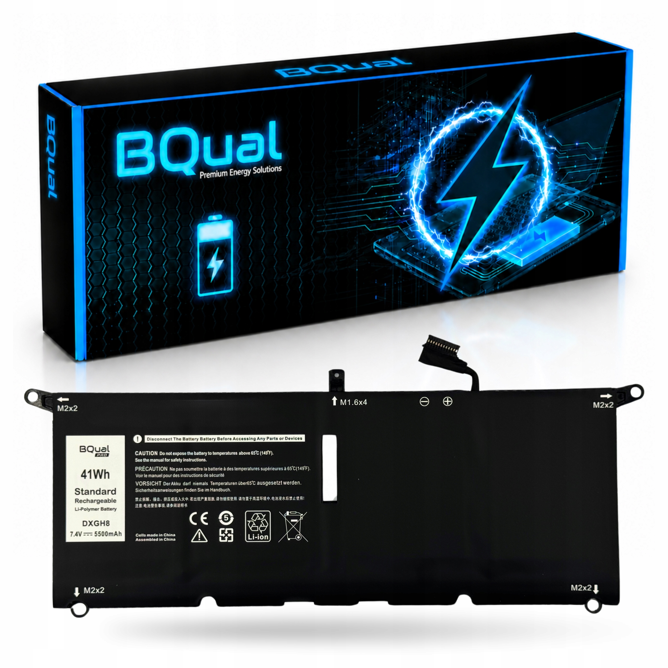 Baterie DXGH8 pro notebook Dell Inspiron 13 5390 7390 Xps 13 9370 9380 Vostro