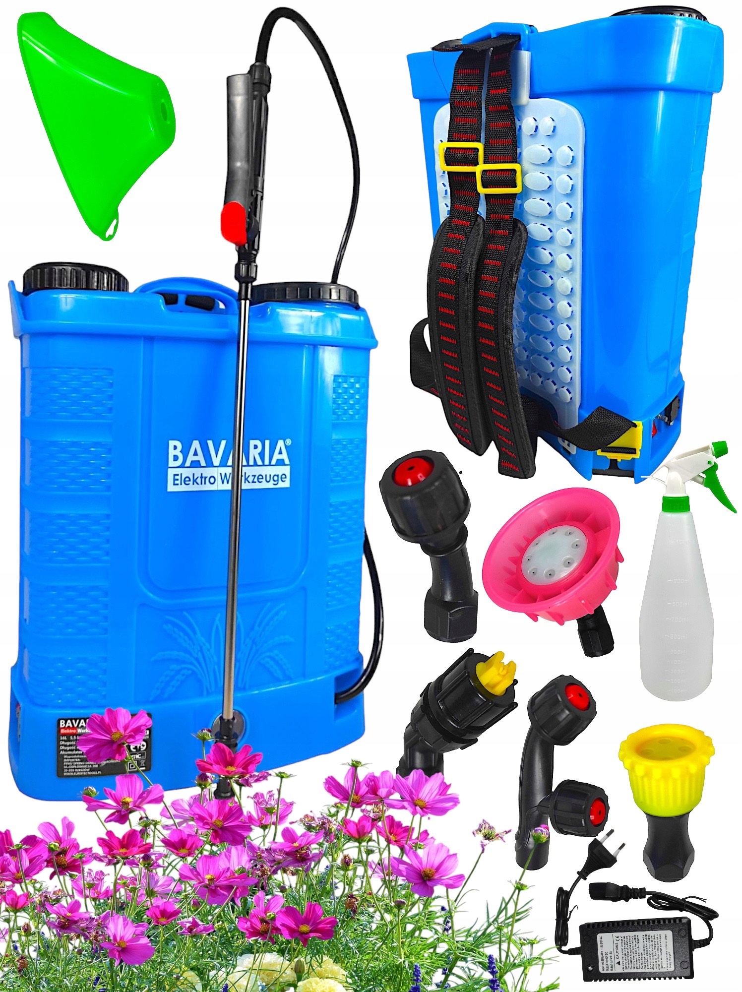 Opryskiwacz Plecakowy Akumulatorowy Ciśnieniowy 16L 5,5 Bar 3,6 l/min