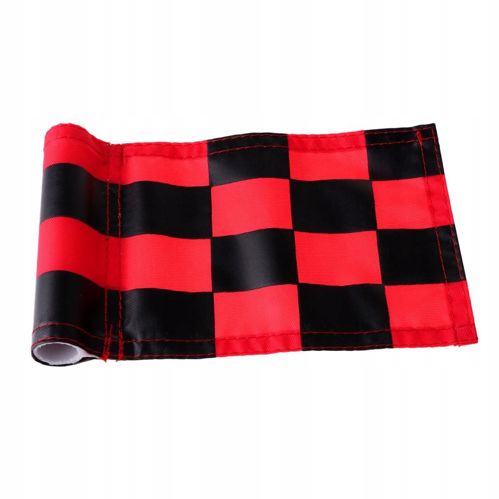 Golf Flag with Tube Inserted, Putting Flags 420D Mini Red+Black
