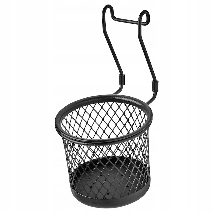 

Ikea pojemnik Hultarp 14x16cm Czarny/siatka