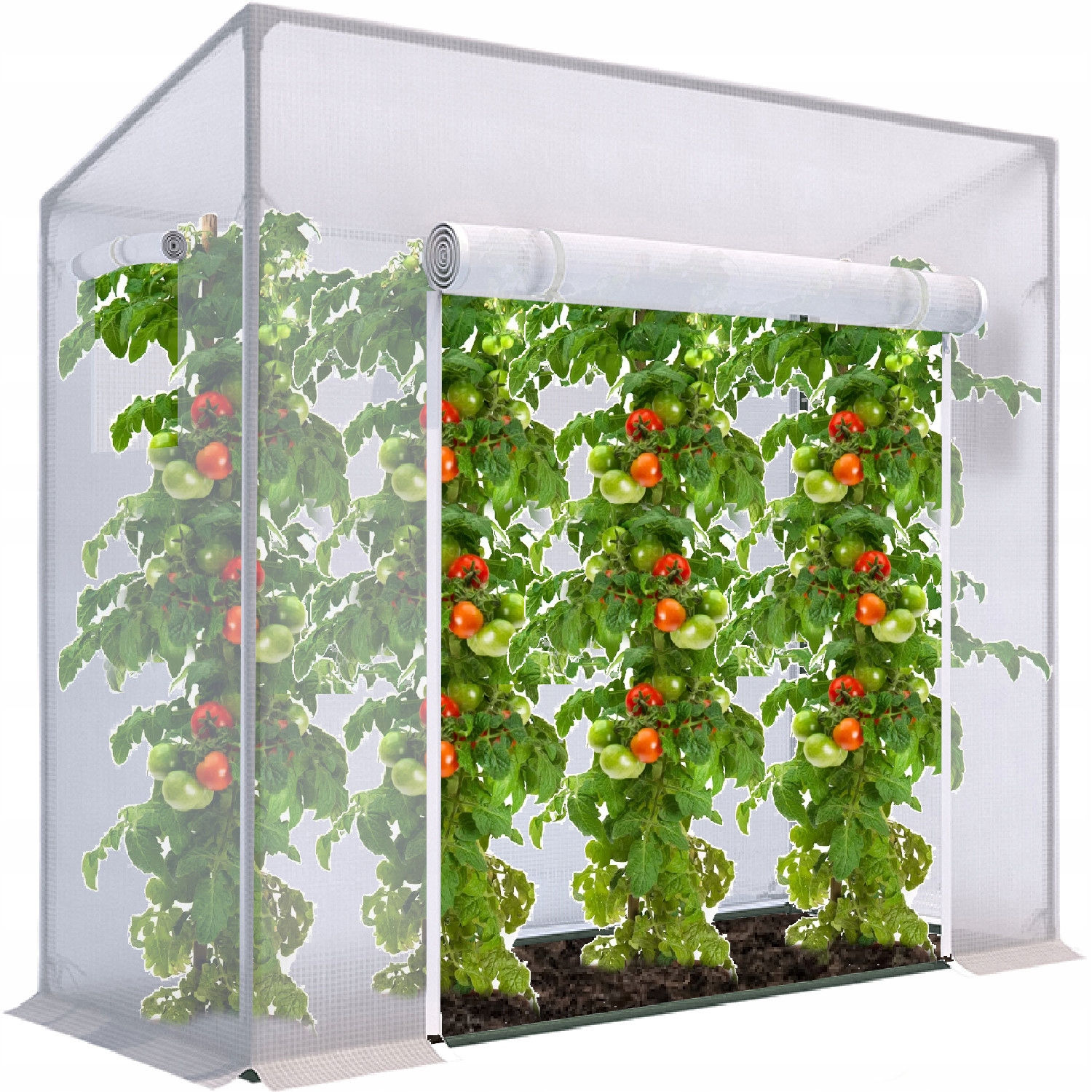 Szklarnia Ogrodowa tunel foliowy Ultra Wydajna Transparentna +UV5 200x80 cm