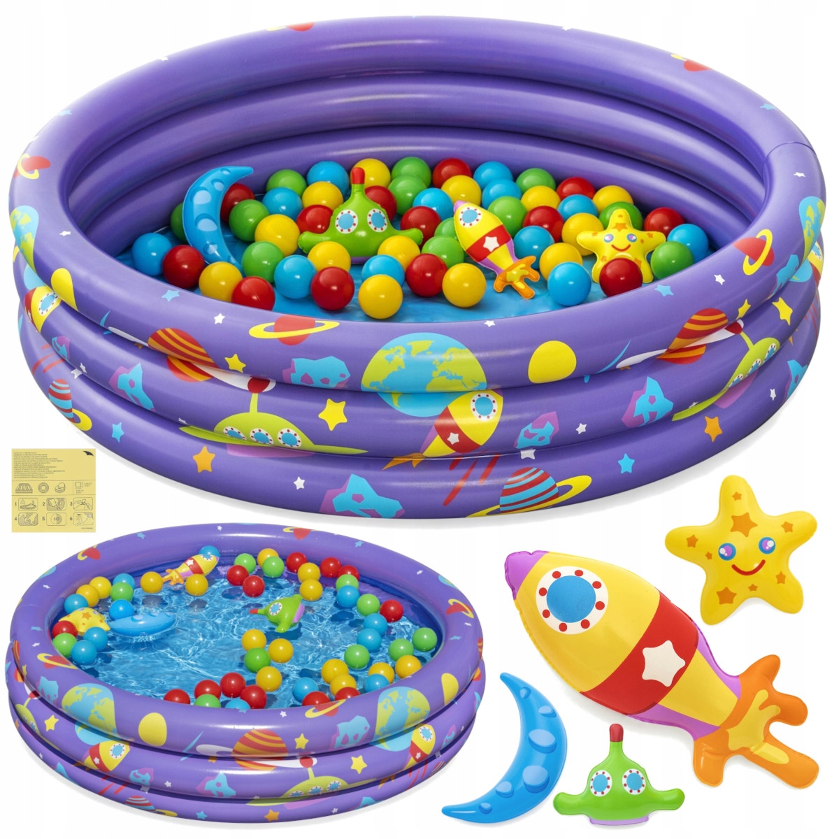 

Basen dla dzieci Dmuchany z piłeczkami zabawkami