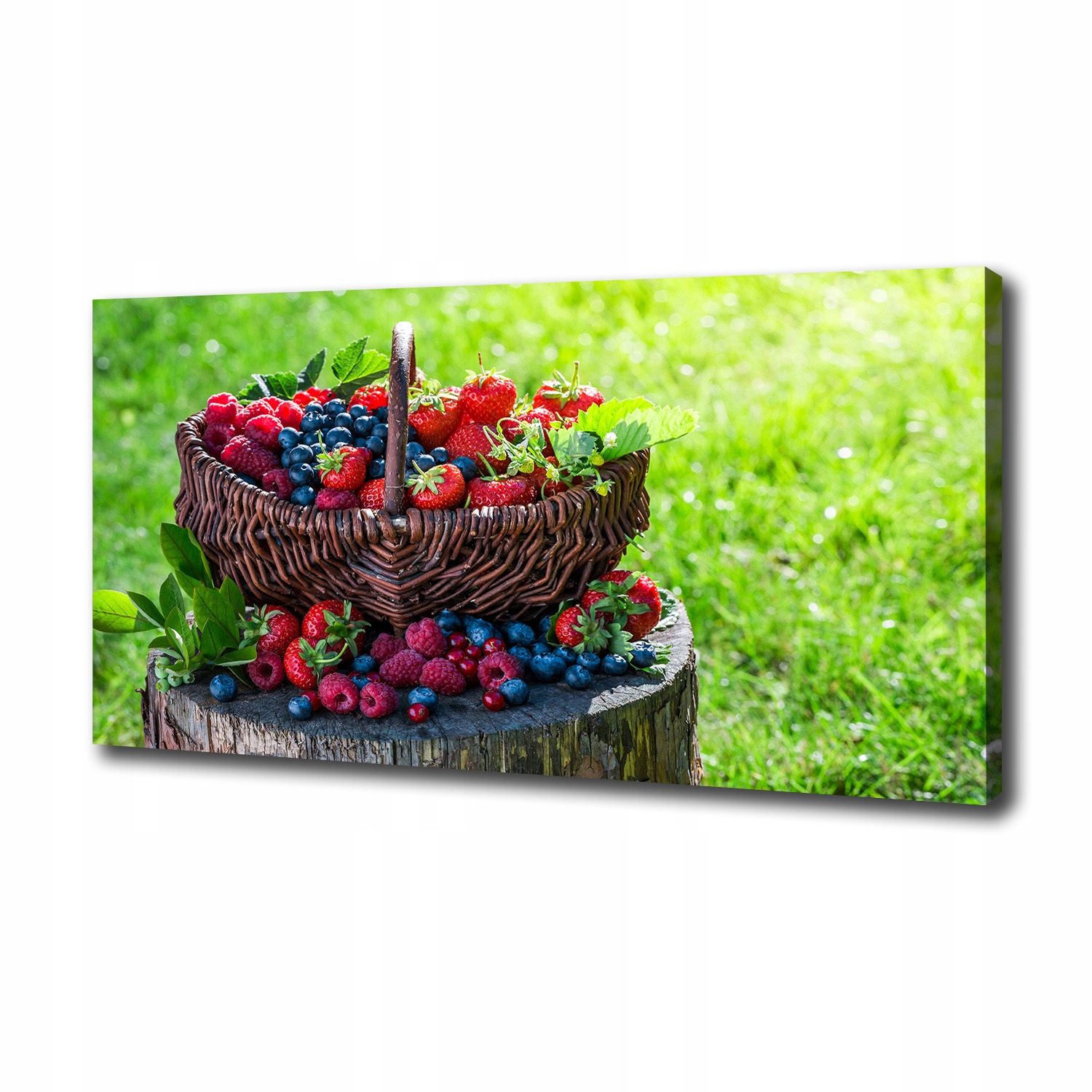 

Foto obraz na płótnie Kosz owoców leśnych 100x50cm