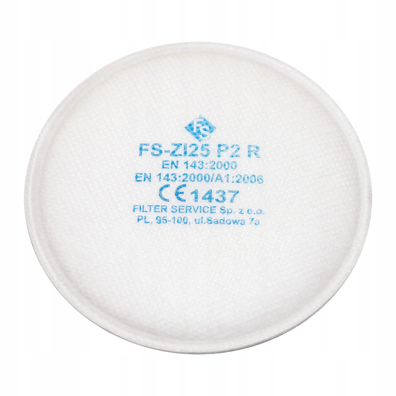 

Filtr przeciwpyłowy FS-ZI25 P2 R FS2125 para