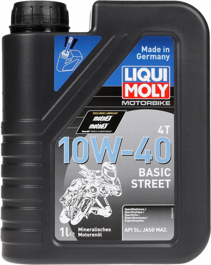 Olej silnikowy Liqui Moly Motorbike 4T Basic Street mineralny 10W40 1 L