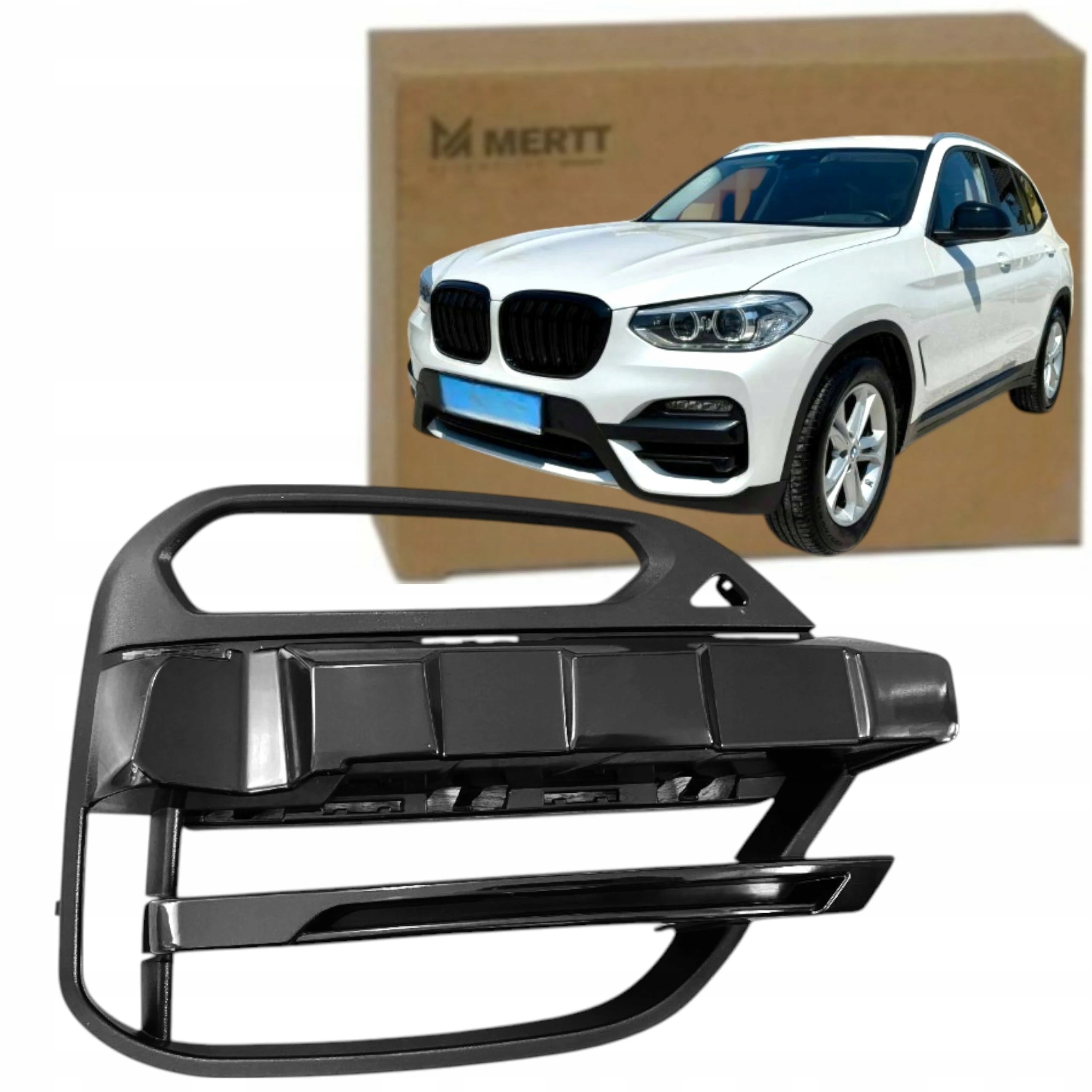 Bmw X3 G01 2017- Atrapa Mřížka Boční Krytka Nárazníku Pravá 51117420872