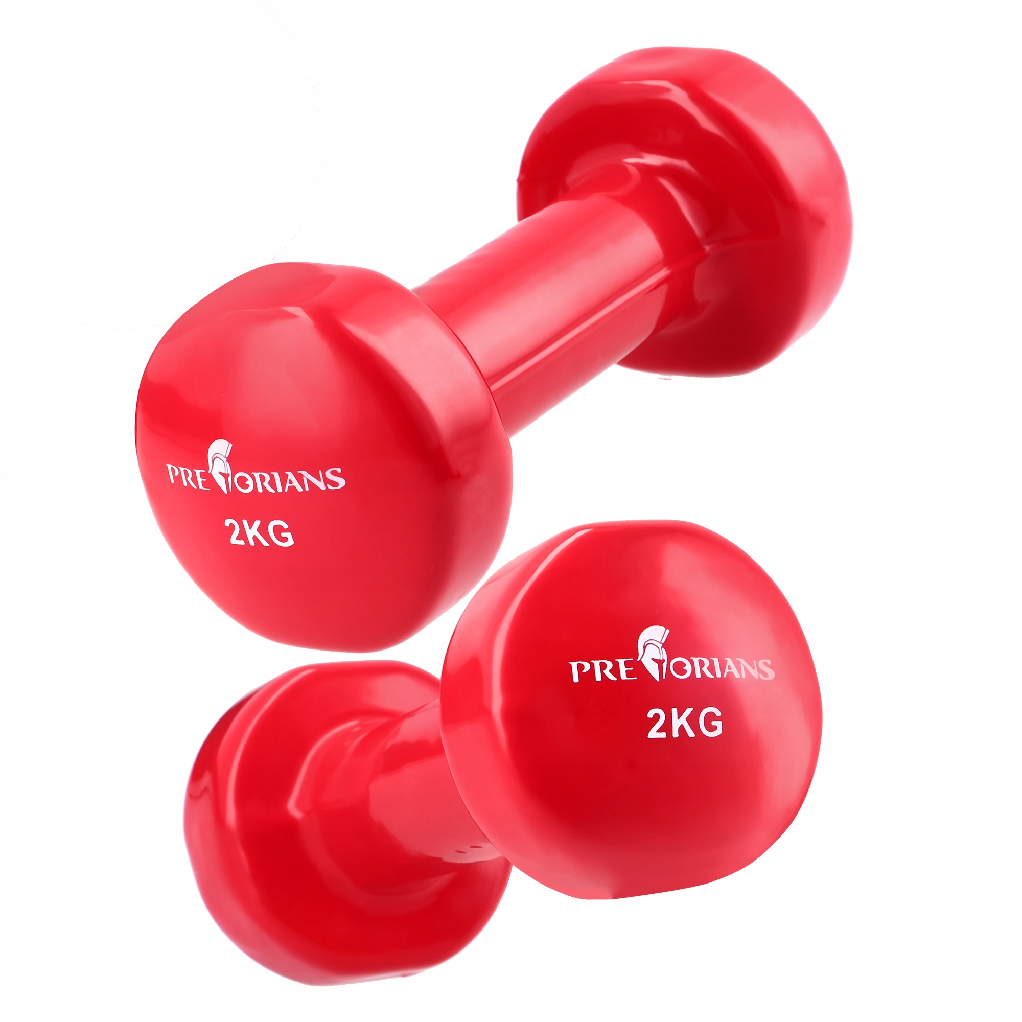 HANTLE ŻELIWNE HANTELKI WINYLOWE DO ĆWICZEŃ CIĘŻARKI ZESTAW 2x2 kg EAN (GTIN) 5903657313781