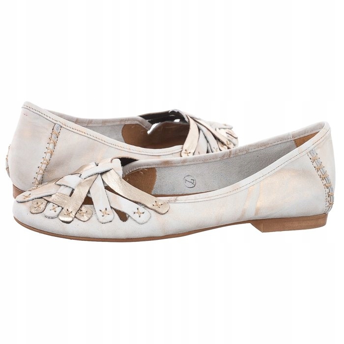 Boty Baleríny Polobotky Maciejka Béžová 01358-22