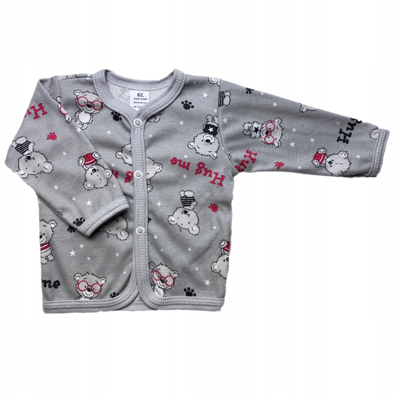 

Kaftanik koszulka 98 rozpinana bawełna w misie