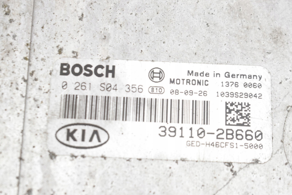 centralina computer motore 39110-2B660 KIA CEED 1 e 1.6 16V 122 KM 07-10