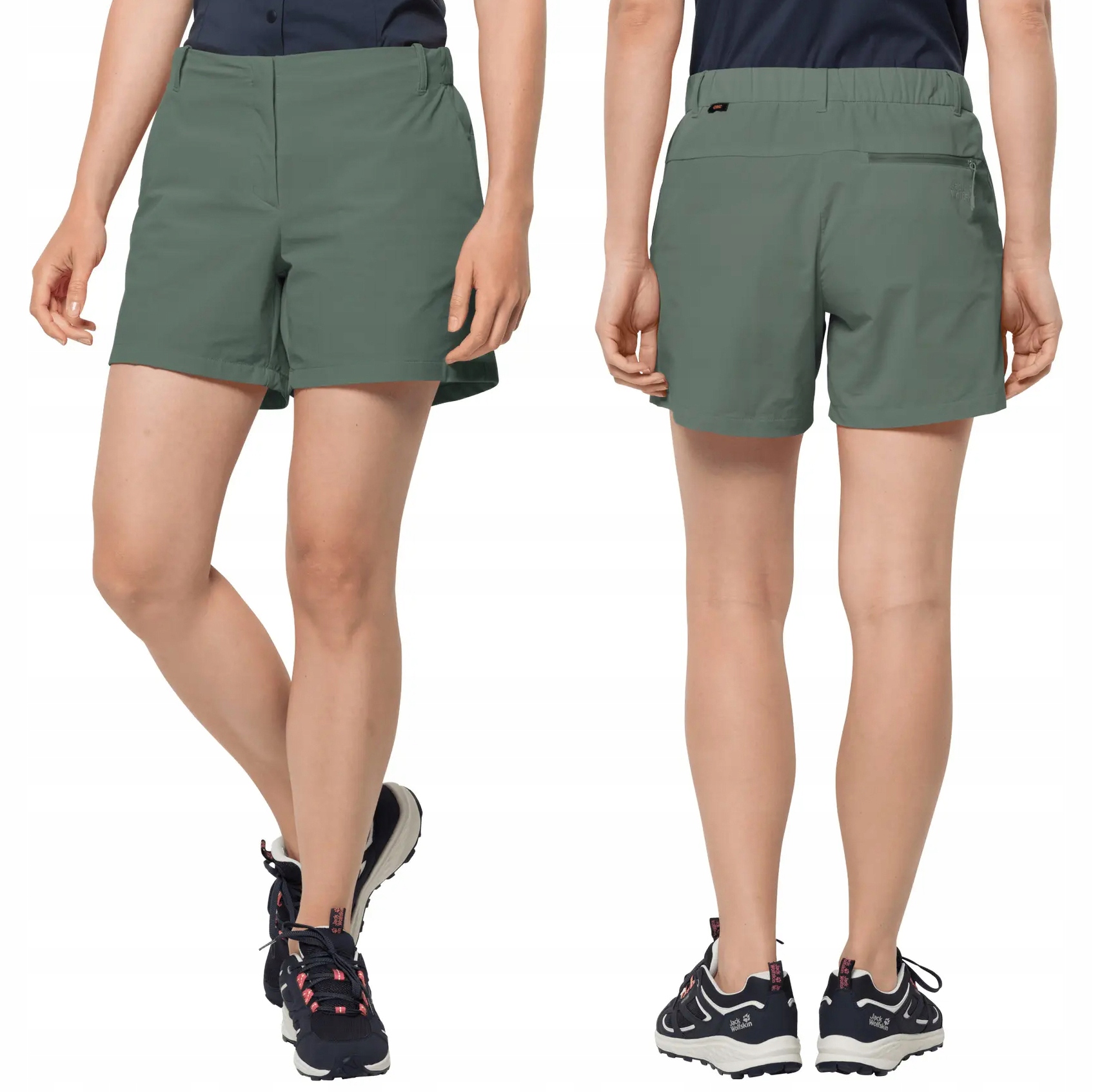 Spodenki Jack Wolfskin damskie krótkie w góry trekkinowe cienkie M