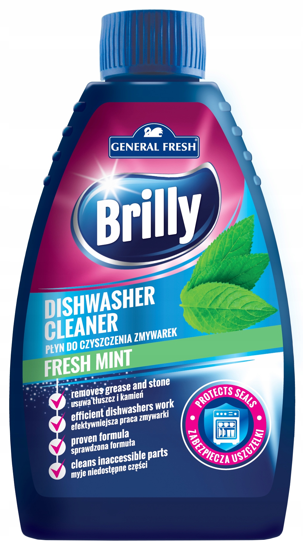 

Brilly płyn do czyszczenia zmywarek250ml Miętowy