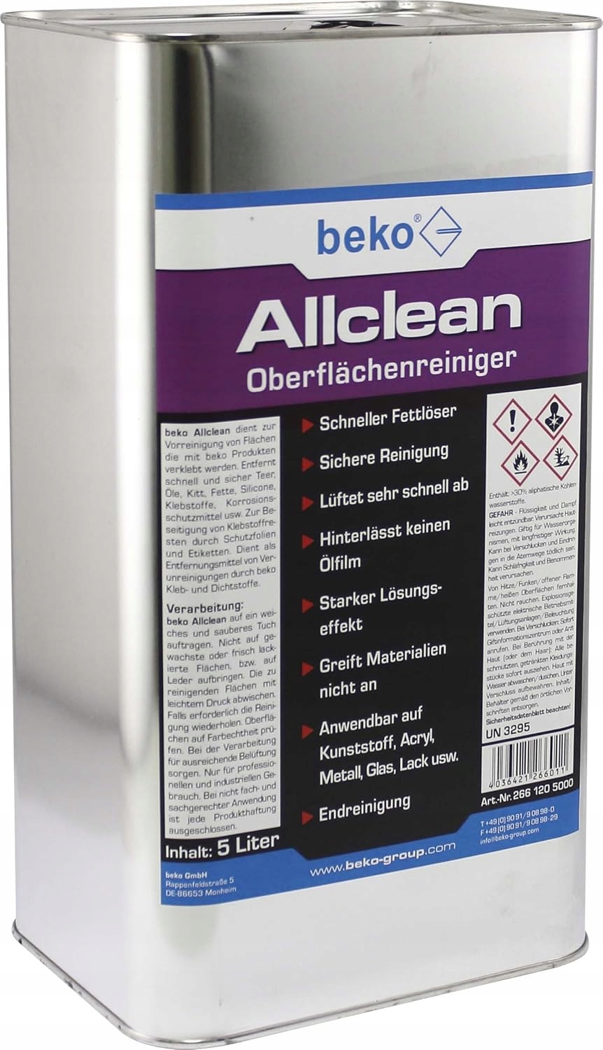 Levně Beko Allclean Univerzální Čistič Povrchů 5 Litrů