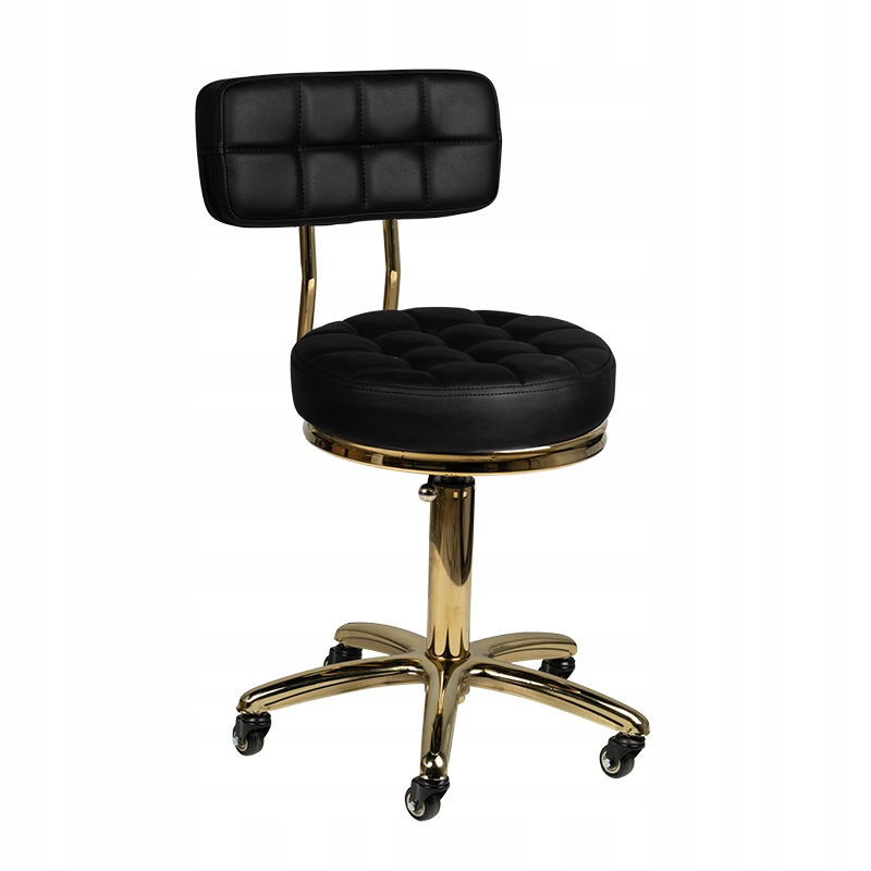 

Taboret kosmetyczny Gold AM-961 czarny