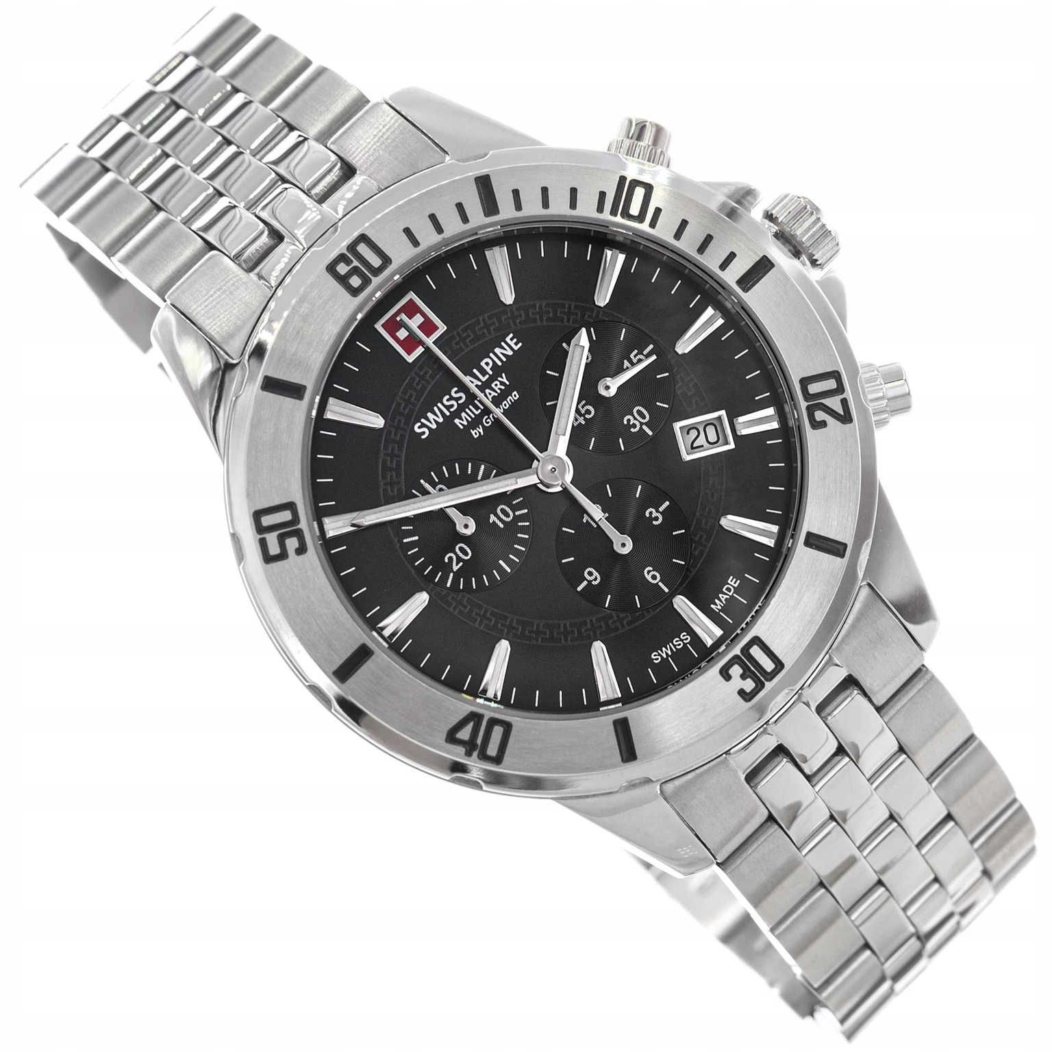 Pánské Hodinky Swiss Alpine Military SAM7024.9137 Chronograf Datumovka 10ATM