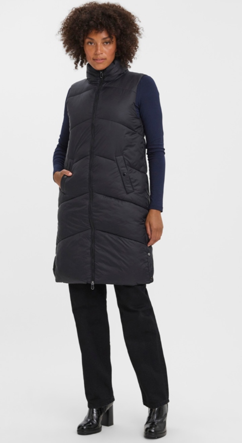 Vero Moda Černá Péřová Vesta Basic M 7BA