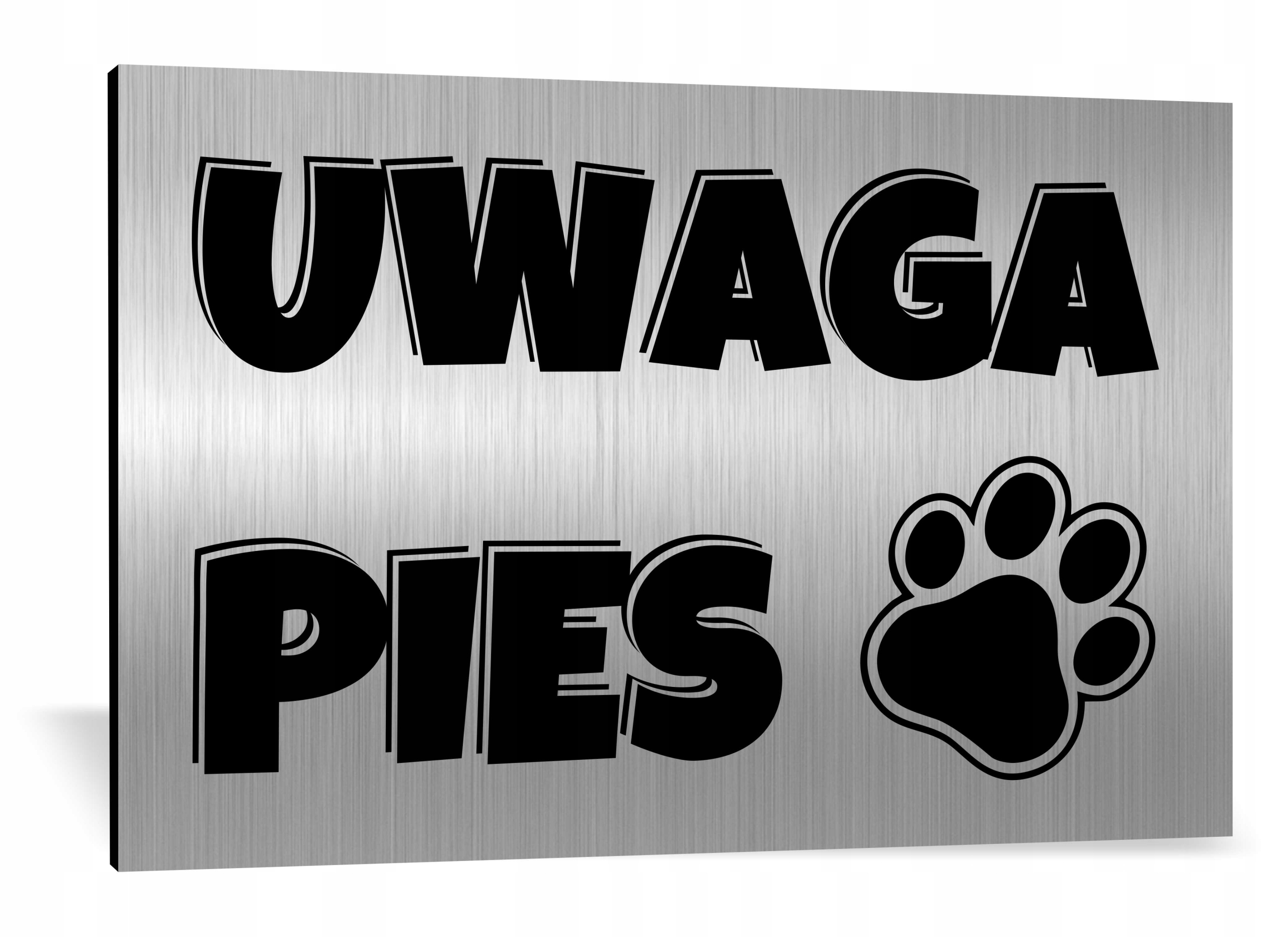 

Tabliczka Uwaga Zły Pies