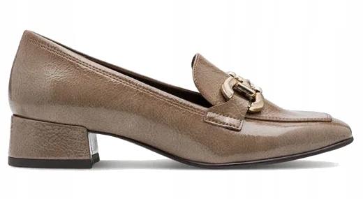 Dámské Béžové Mokasíny Na Podpatku Z Ekologické Kůže Tamaris 40