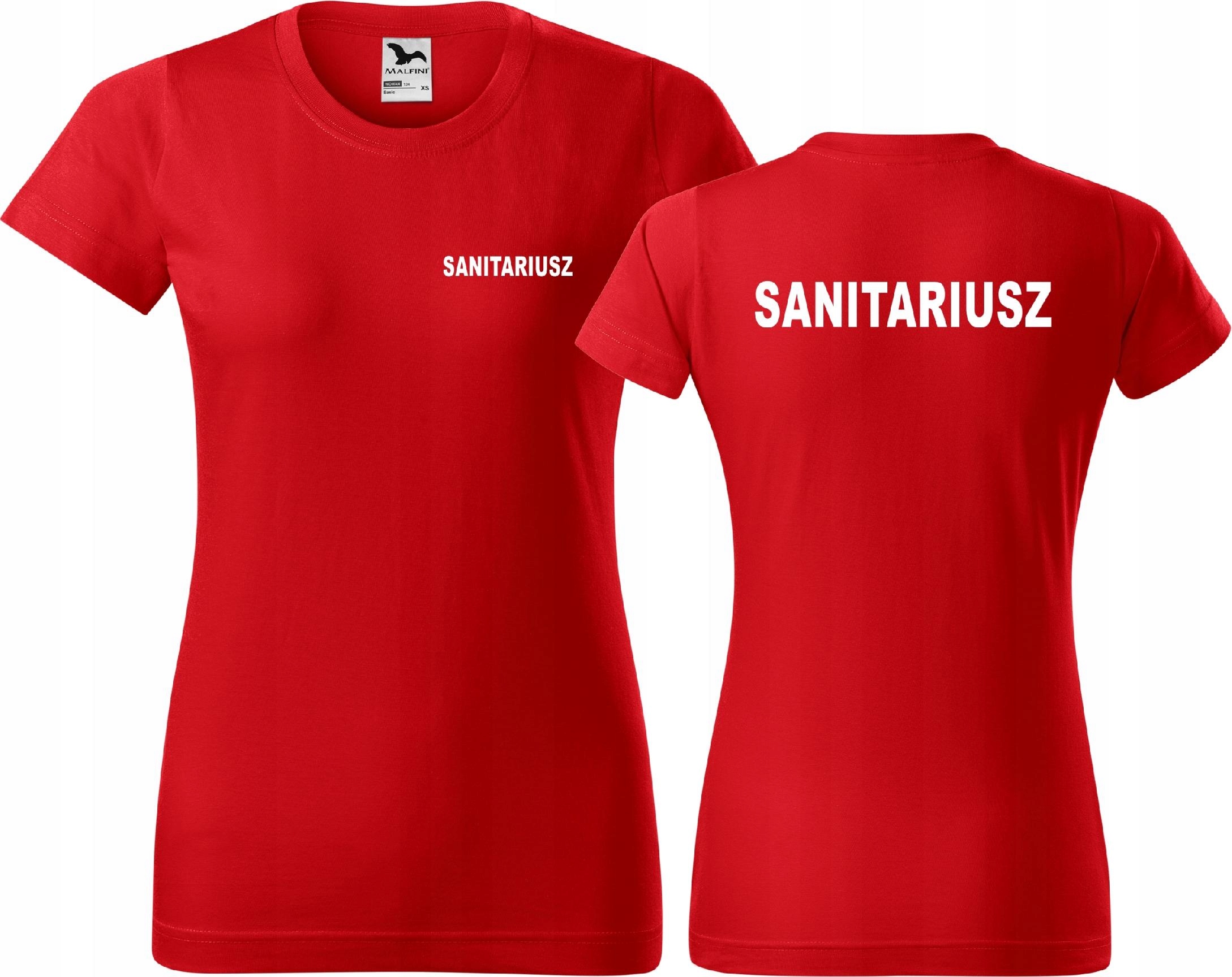 

Wygodna Damska koszulka medyczna Sanitariusz r.XXL