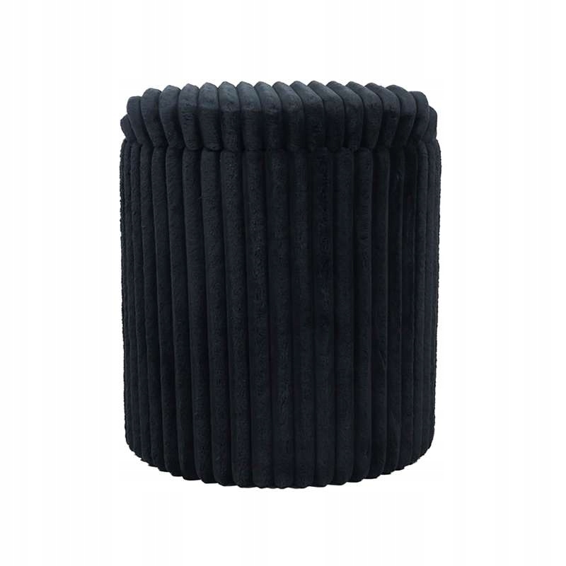 Taburet sedák podnožka velurová černá otevírací 47x40 HTYG1111-SR