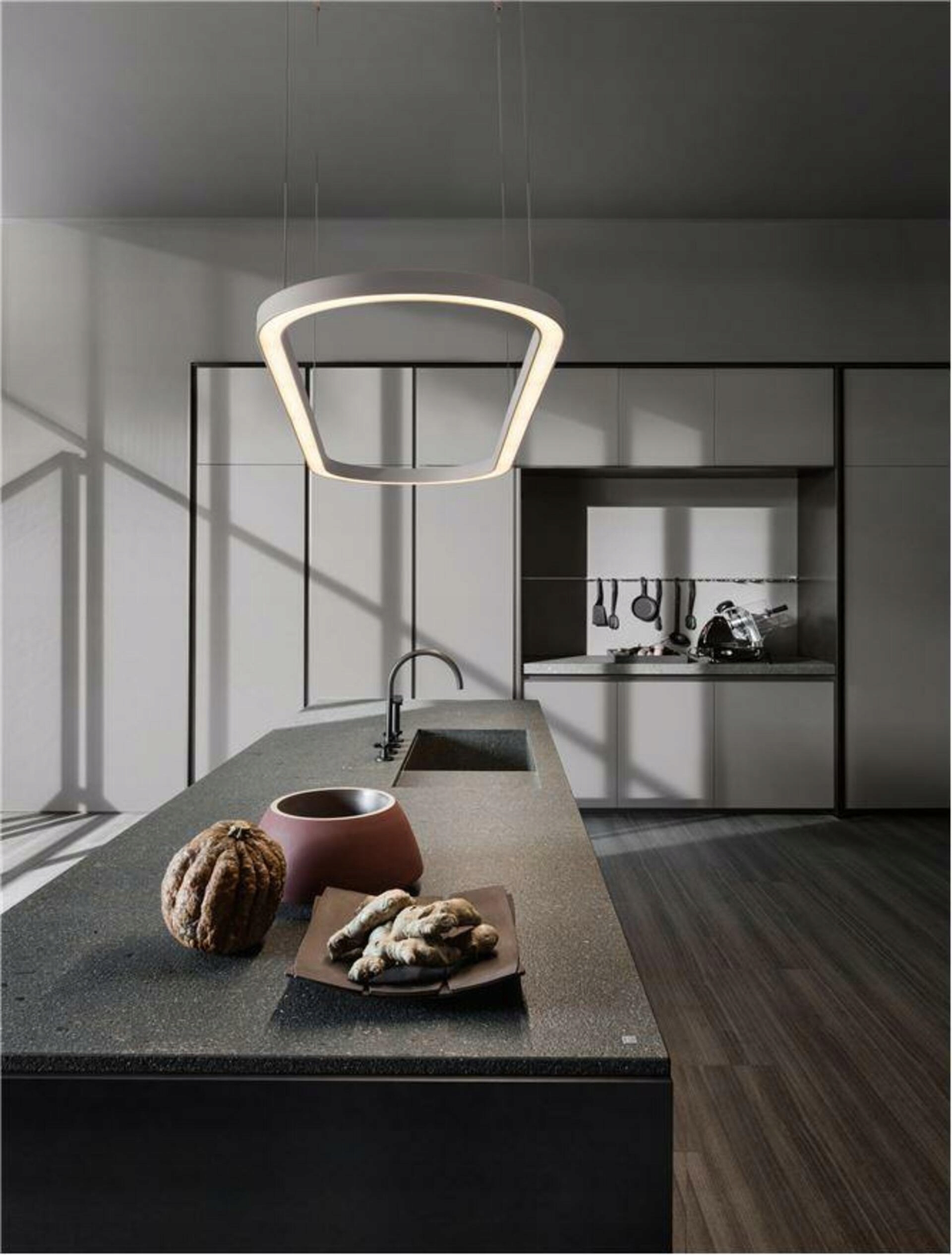 Nova Luce závěsné svítidlo Cuppe bílý hliník a akryl Led 58W 230V 3000K IP2