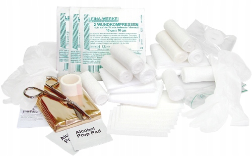 WKŁAD 2x DIN13164 W ZESTAWIE Z TORBA NA RAMIE