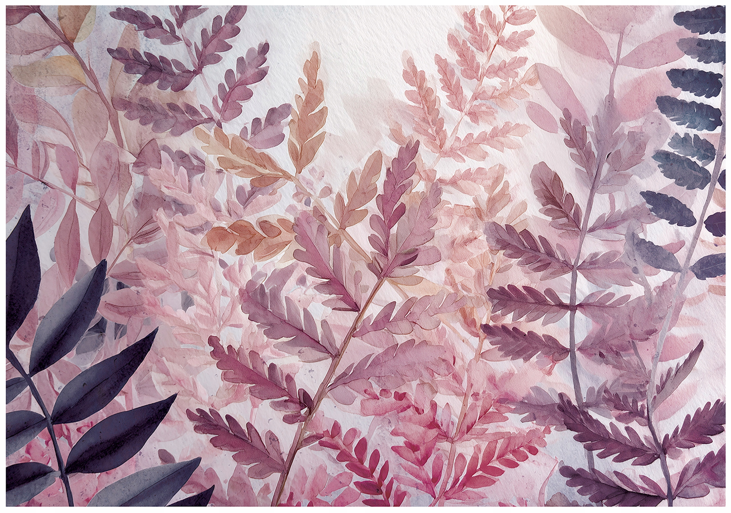 Fototapeta Listy Kapradí Příroda Ložnice Obývací Pokoj Tapeta Flizelina 400x280