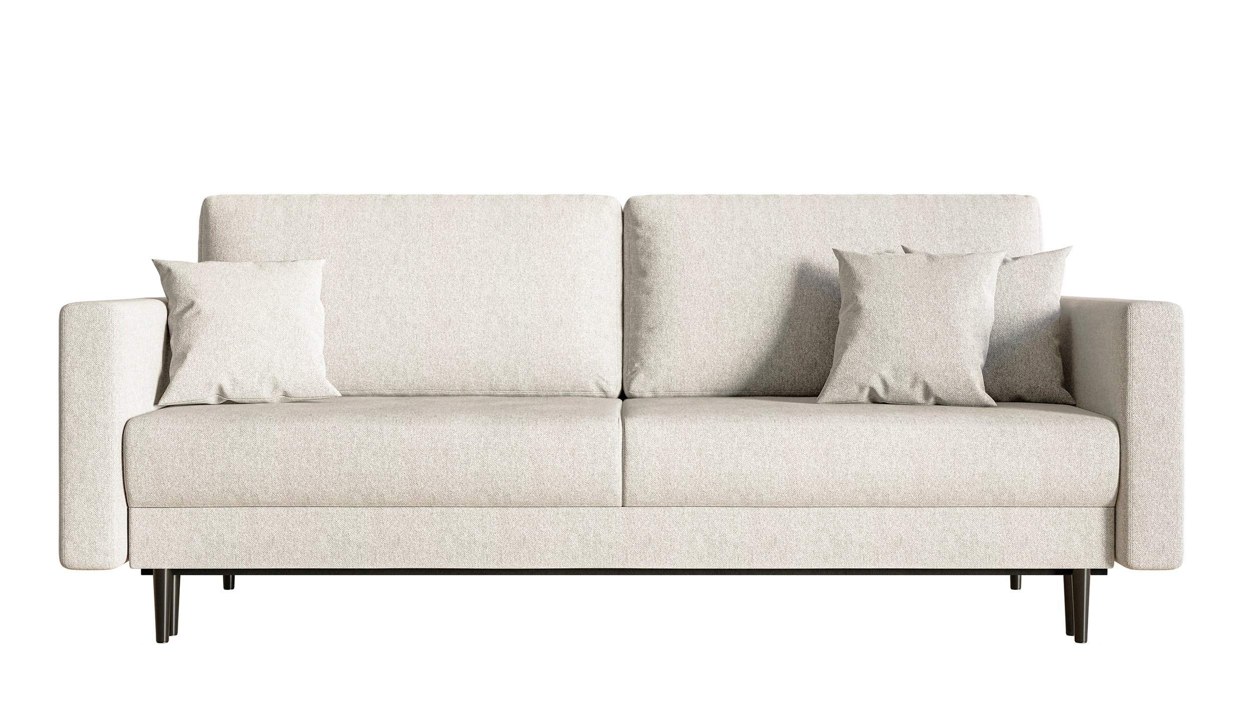 Rozkládací pohovka pro 3 osoby Valico červená Spaní