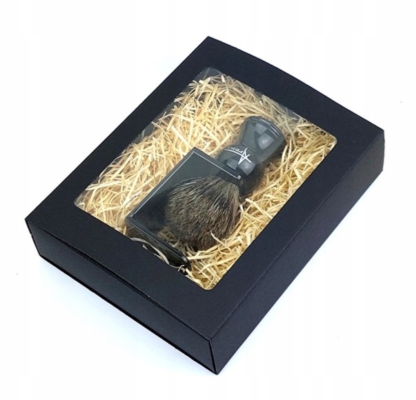 Pędzel do golenia Borsuk 100% Tradycyjny pędzel z włosia borsuka na prezent EAN (GTIN) 5901632047577