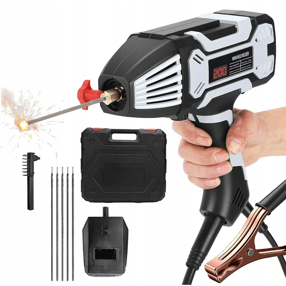 Invertorová Svářečka 250A/28V, Kompaktní Pro Opravy Automobilů, 1.2 Kg