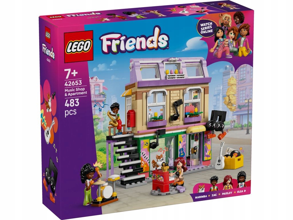 Lego 42653 Friends Hudební obchod a bydlení